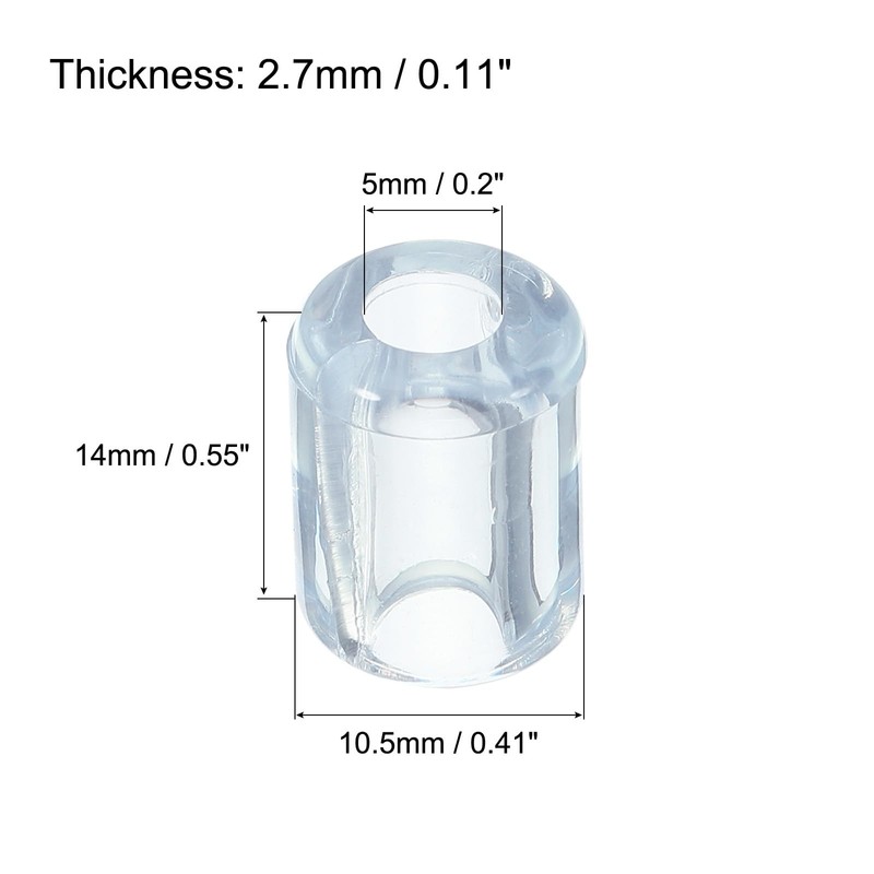 MECCANIXITY Kitchen Sink Rack Feet 5mm ID x 10.5mm OD