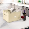 Sorbus Stemware Storage Cases (Quilted) Wine Glass Storage Box Case