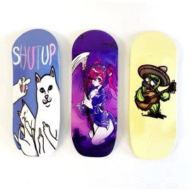 Tech Deck NEW 36mm Professional Fingerboard Deck Wooden Handmade Real Wear Graphic