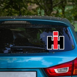 IH Logo Decal-International Harvester IH Sticker Vinyl for Car Trucks Tractors Toolboxes