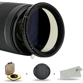 2-in-1 Variable ND+CPL: JJC 77mm Variable ND Filter, ND2-ND32 + CPL Filter, 32-Layer Nano Coating, Canon EF 24-105mm, F4L, EF 24-70mm, RF 24-105mm, Sigma 17-50mm, F2.8, and more. Thin frame design
