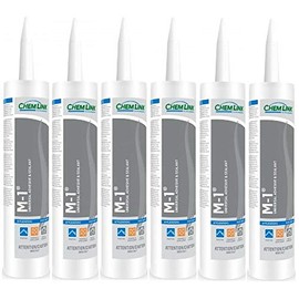 6 Pcs of White Structural Sealant 10-oz 6 Tubes Miami Dade Hurricane Approved