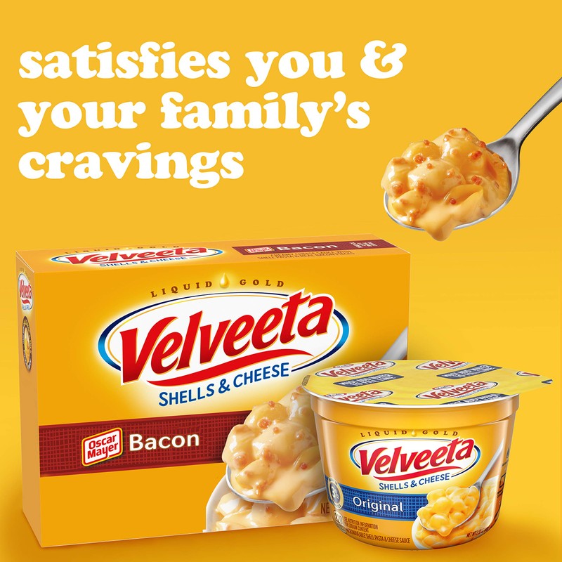 Velveeta Shells & Cheese with Bacon (Shell Pasta & Cheese