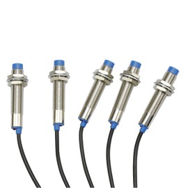 5Pcs LJ12A3-4-Z/AY Inductive Proximity Sensor Switch PNP DC6V-36V 3 Wire Normally Closed Detector 4mm