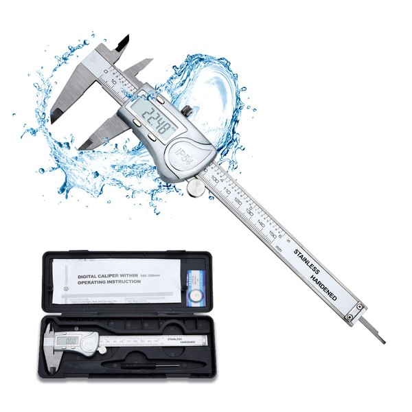 Intirilife Digital Vernier Caliper in SILVER – 150mm / 6