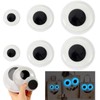 PETKNOWS 6 Pcs Giant Glow in The Dark Googly Wiggle