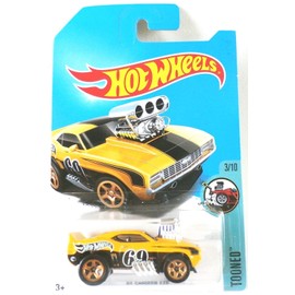 Hot Wheels 2017 Tooned '69 Camaro Z28 Treasure Hunt, Yellow
