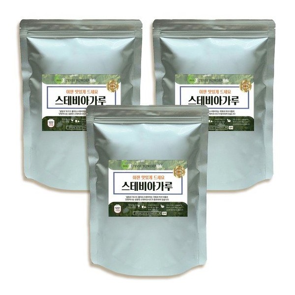 Healthy Thought Erythritol Stevia Extract Powder 3kg / 건강한생각 에리스리톨 스테비아 추출물 분말 3kg