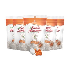 Santo Domingo Coffee Caracolillo Capsules - Compatible with Nespresso Original Brewers · Product from the Dominican Republic (50)