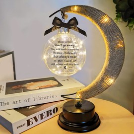 cocomong Sympathy Gift Memorial Gifts Moon Lamp for Loss of Mother Father, Bereavement Condolence Remembrance in Memory of Loved One Gifts for Loss Loved Ones