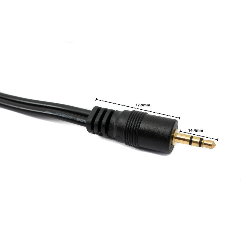 System-S RCA 2 RCA Cable 3 m Male to AUX