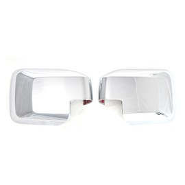 MC349 21-24 Ford Bronco 2 PCS No Turn Signal Full Chrome Tape-on Mirror Cover