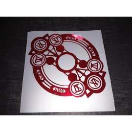 Gremory Rias High School DxD Attack Symbol Sticker Vinyl Decal Waterproof Holo