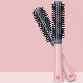 Root Volume Bangs Roll Comb Hair Dry Comb Brush, 1 Piece, Light Pink / 뿌리 볼륨 앞머리 롤 빗 헤어 드라이빗 브러쉬, 1개, 라이트 핑크