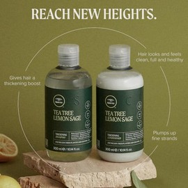 Tea Tree Lemon Sage Thickening Shampoo, 10.14 Fl Oz