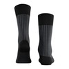 FALKE Men's Oxford Stripe M So Cotton Patterned Socks, Black