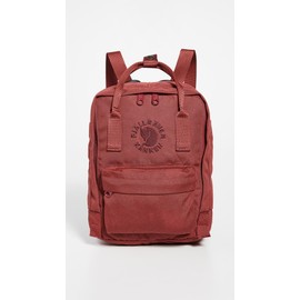 Fjällräven Re-Kånken Mini Backpack, Green (Spring Green), 13 x 20 x 29 cm, 7 L, red