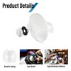 1000Pcs Lens Anti-Slip Transparent Sticker Soft Film Eyeglasses Processing Tape