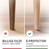 X-Protector X-Protector Filzgleiter 235 Stck - Pr?mie M?belgleiter Braun &