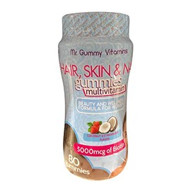 Windmill Mr. Gummy Hair, Skin & Nails Gummies-Coconut & Strawberry 80 Ea, 80.0 Count