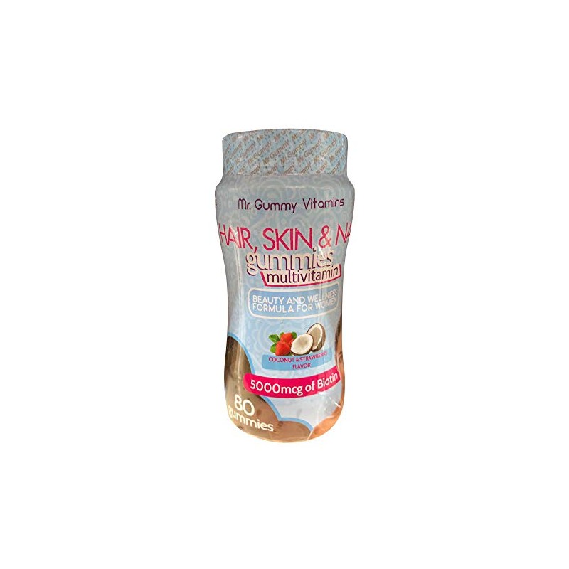 Windmill Mr. Gummy Hair, Skin & Nails Gummies-Coconut & Strawberry