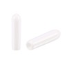 sourcing map 100pcs Round Rubber End Caps 2mm White Vinyl