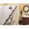 Moen TR1000OWB 44-72-Inch Adjustable Tension Mounted Straight Shower Curtain Rod,