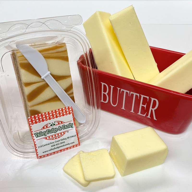 Valley Fudge, Caramel Vanilla Swirl, Fresh Artisan Fudge, Real Butter,