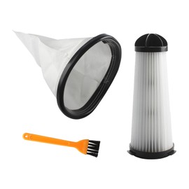 2KE2105000 HEPA Cloth Bag Liner and 2KE2110000 Replacement Filter Fit for Hoover Shoulder Vac Pro Vacuum Cleaner C2401 and for Royal RY4000, RY4001 backpack Vacuum