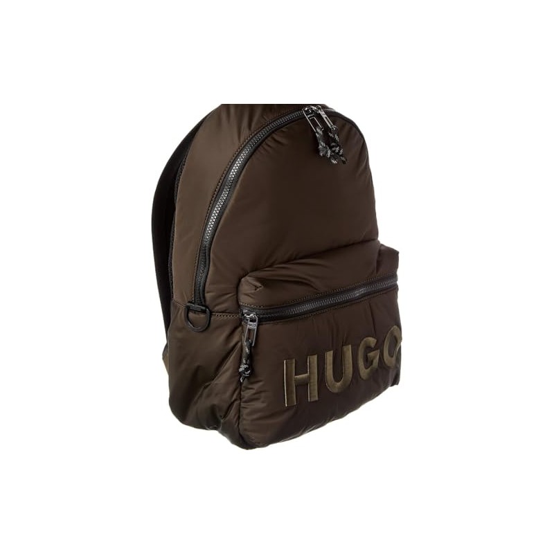 HUGO Rikky Tonal Logo Nylon Backpack, juniper, PCE.