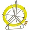 INTBUYING Fish Tape Fiberglass 425FT 6MM Duct Rodder with Brake