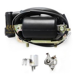 Deluxe Ignition Tune Up Kit with Coil Points Condenser - Hitachi - Fits Honda CT70 Trail 1969-1982