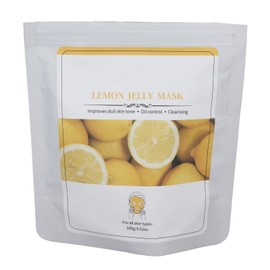 100 g Modelling Mask Powder, Beauty Salon Jelly Mask Powder, Peel-Off Mask Powder, Moisturising and Repairing, Moisturising Cleansing, DIY Spa Jelly Face Mask (Lemon)