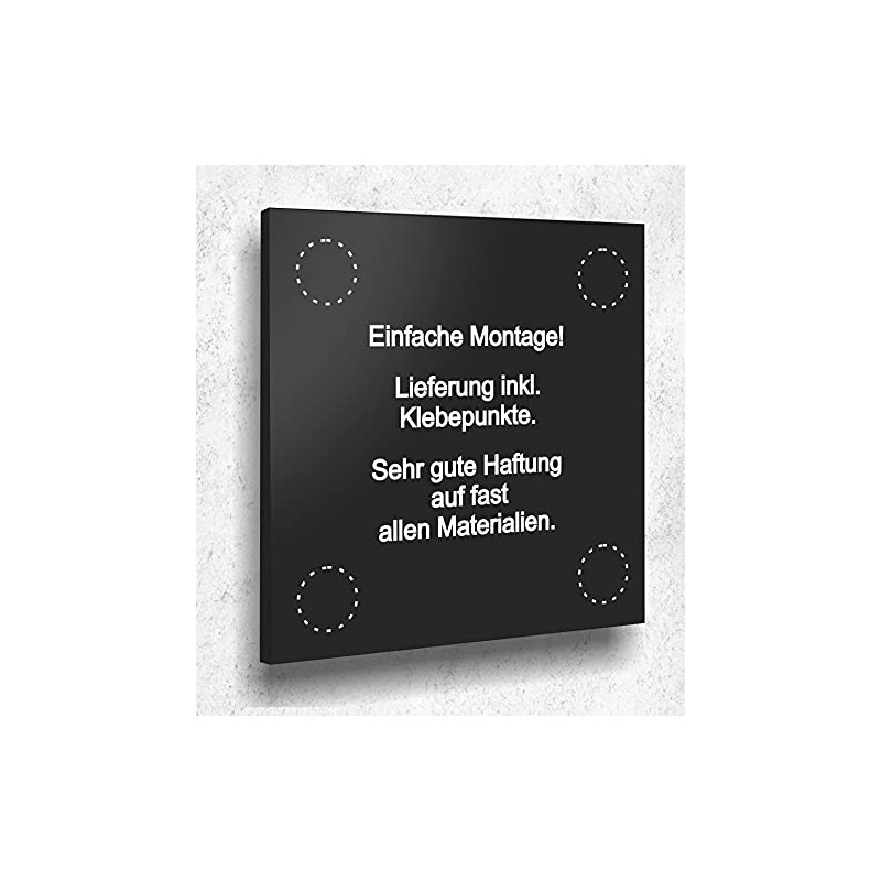 Door Sign Shower Men Sign Black Matt UV Print 12