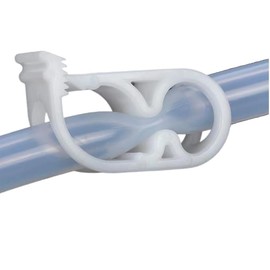 10Pcs Plastic Tubing Clamps 1/4" - 1/2" Adjustable Tube Clamp Laboratory Pinch Valve Flow Control Hose Clamp for Beer Bottle and Infusion Bottle，Lab Instruments and Equipment White