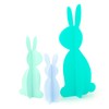C.R. Gibson Kailo Chic Acrylic Bunny Spring and Easter Decorations,