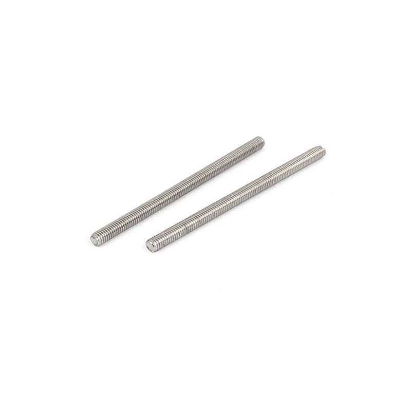 Sourcingmap M4 x 70mm 304 Stainless Steel Fully Threaded Rod