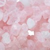 KYEYGWO Rose Quartz Irregular Gemstones Loose Beads Strand, Tumbled Stone