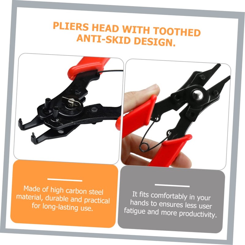 Gadpiparty 1Set Pliers Set Interchangeable Jaw Tool for Automotive Plumbing
