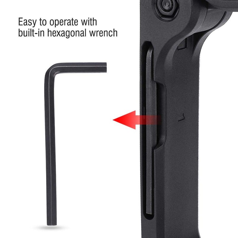 Hakeeta Camera Stabilizer U-Grip Handle Bracket Anti-shake 1/4 Screw Handheld