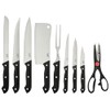 Gibson Home Wildcraft 10 Piece Cutlery Set with Wooden Cutting