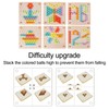 Children Wooden Clip Beads Puzzle Board Hands Brain Training Bead