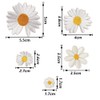 Aweisile Daisy Patch, Iron-On Patches, Pack of 25 Sew-On Flower