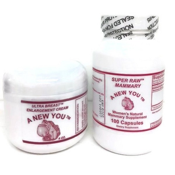 Breast Enlargement for Men, Super Raw Mammary and Ultra Breast Cream Pack.
