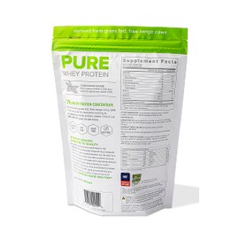 SFH Pure Whey Protein Powder (Chocolate) Best Tasting Grass Fed Whey | All Natural | Non-GMO, No Artificials, Soy Free, Gluten Free | (Chocolate, 31.6 Ounce (Pack of 1)