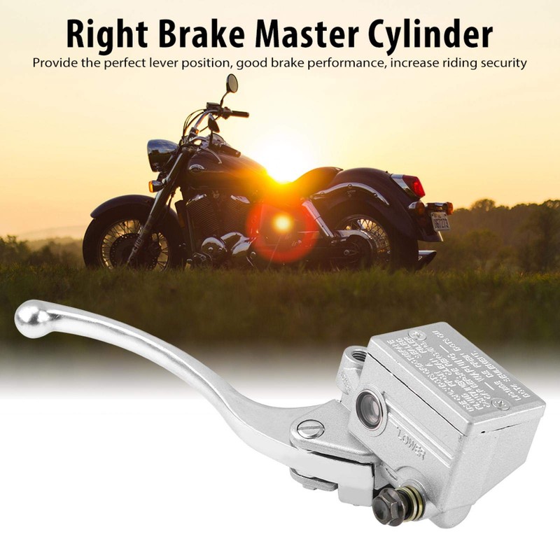 mumisuto Motorcycle Master Cylinder,7/8" 22mm Motorcycle Front Right Hydraulic Brake