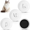 FoiiLiio Ceramic Cat Bowl Set of 3