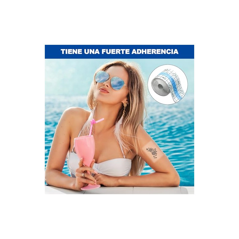 Vendaje para Tatuajes, Cinta Transparente Impermeable, Película Protectora de la