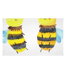 Mr. & Mrs. Panda 50 x 100 Hand Towel Bee in Love – Gift, Large, Hand Towels, Wasp, Bath Towel, Bumble Bee, Children, Baby