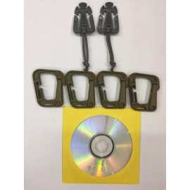 Military Issued Treestand Molle II Quick Attach, Detach Kit (Lone Wolf , Muddy, API,Timbertall +